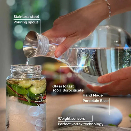 Swirl Structured Water Carafe